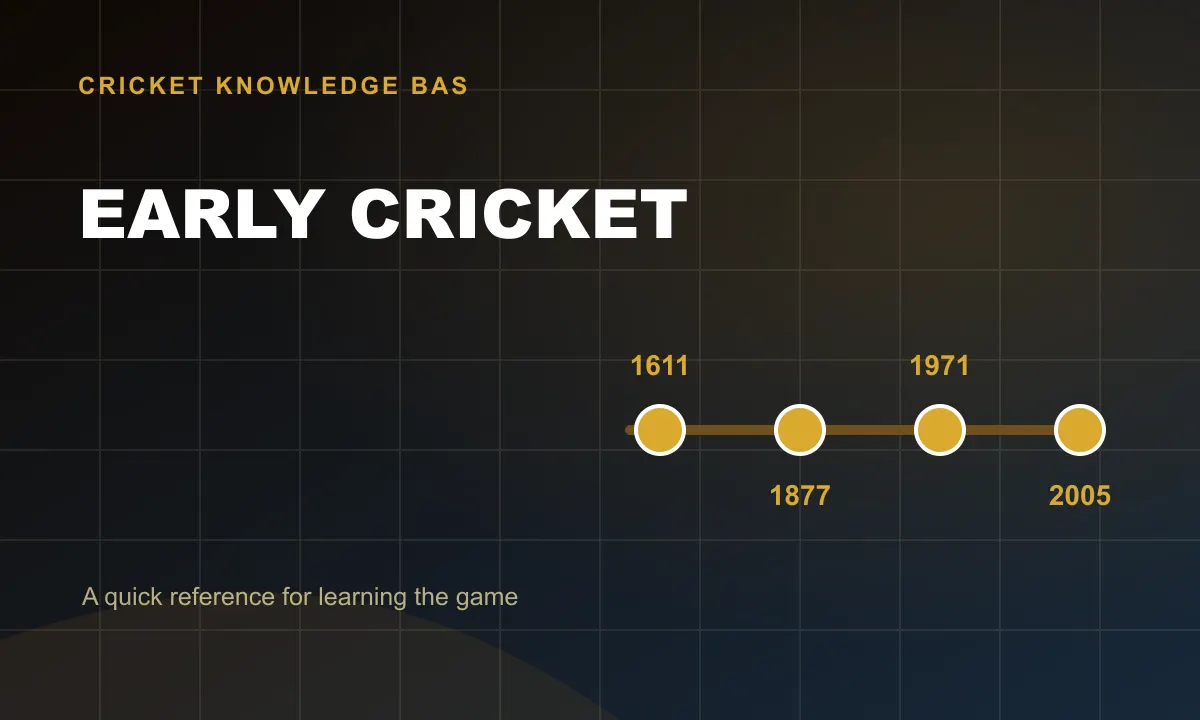 Early Cricket
