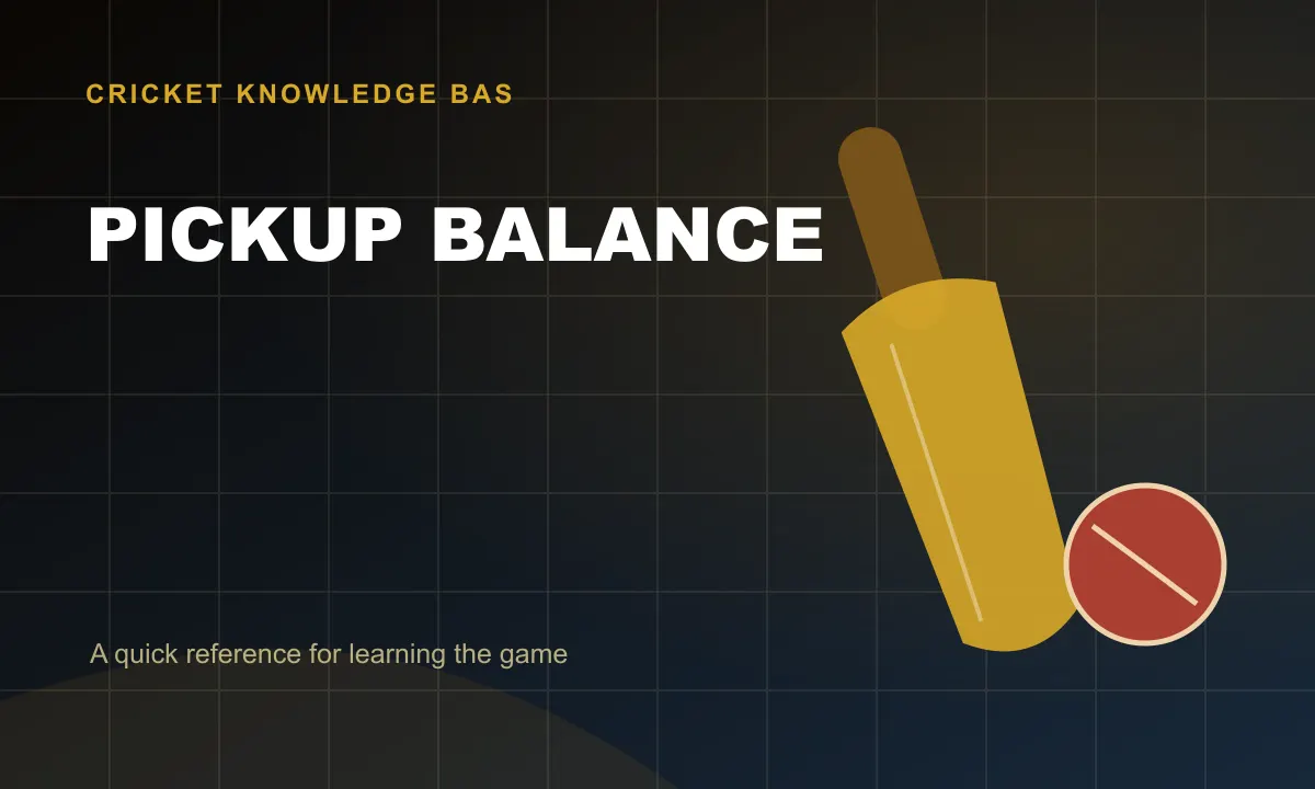Pickup Balance
